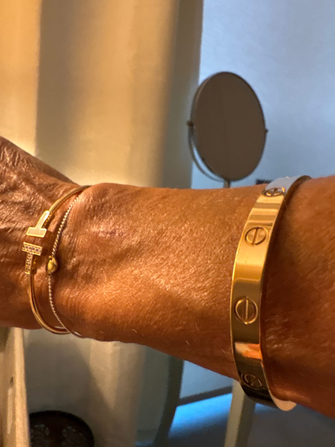 Customer photo review of Love Cuff Bracelet