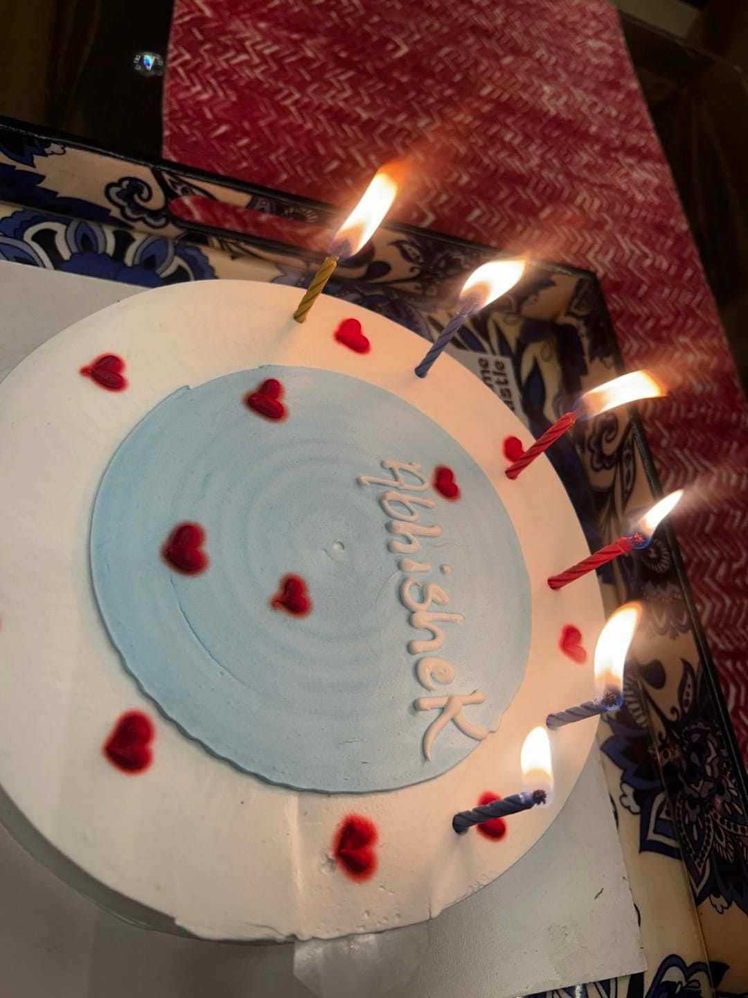 Customer photo review of Mother's Day Special Mom Secret Message Cake
