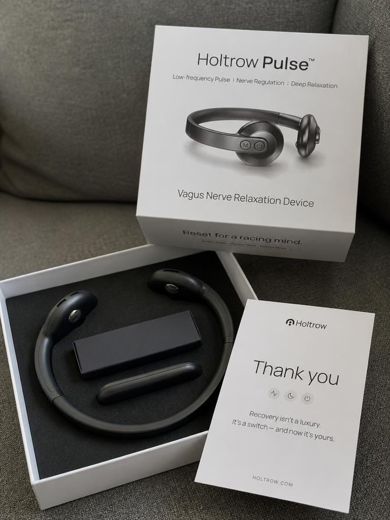 Customer photo review of Holtrow Pulse — Vagus Nerve Stimulator