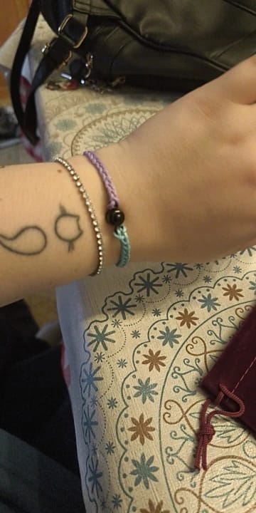 Customer photo review of Pulsera con foto personalizada