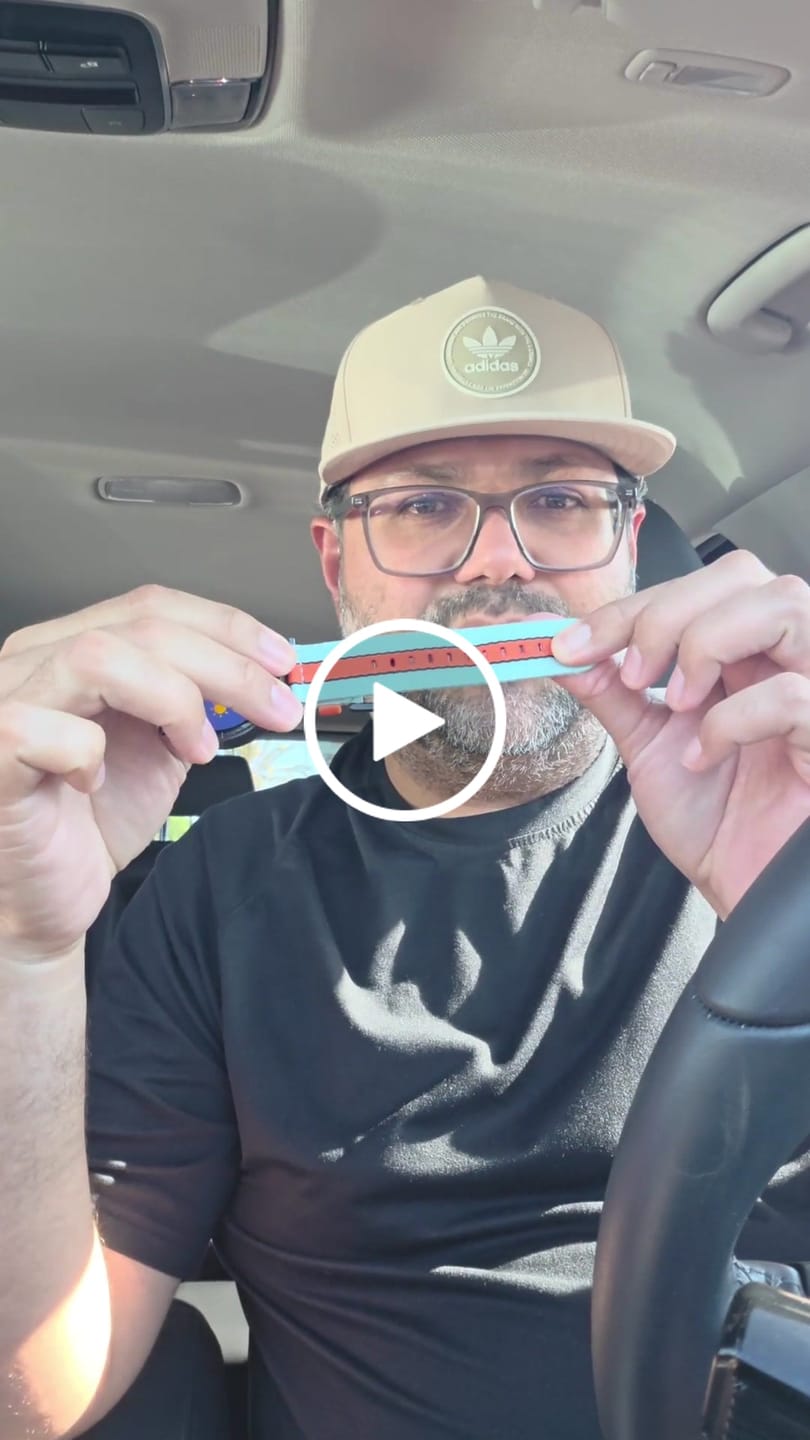 Customer video review of Alpha2 - Racing Stripe - Blue Orange Black