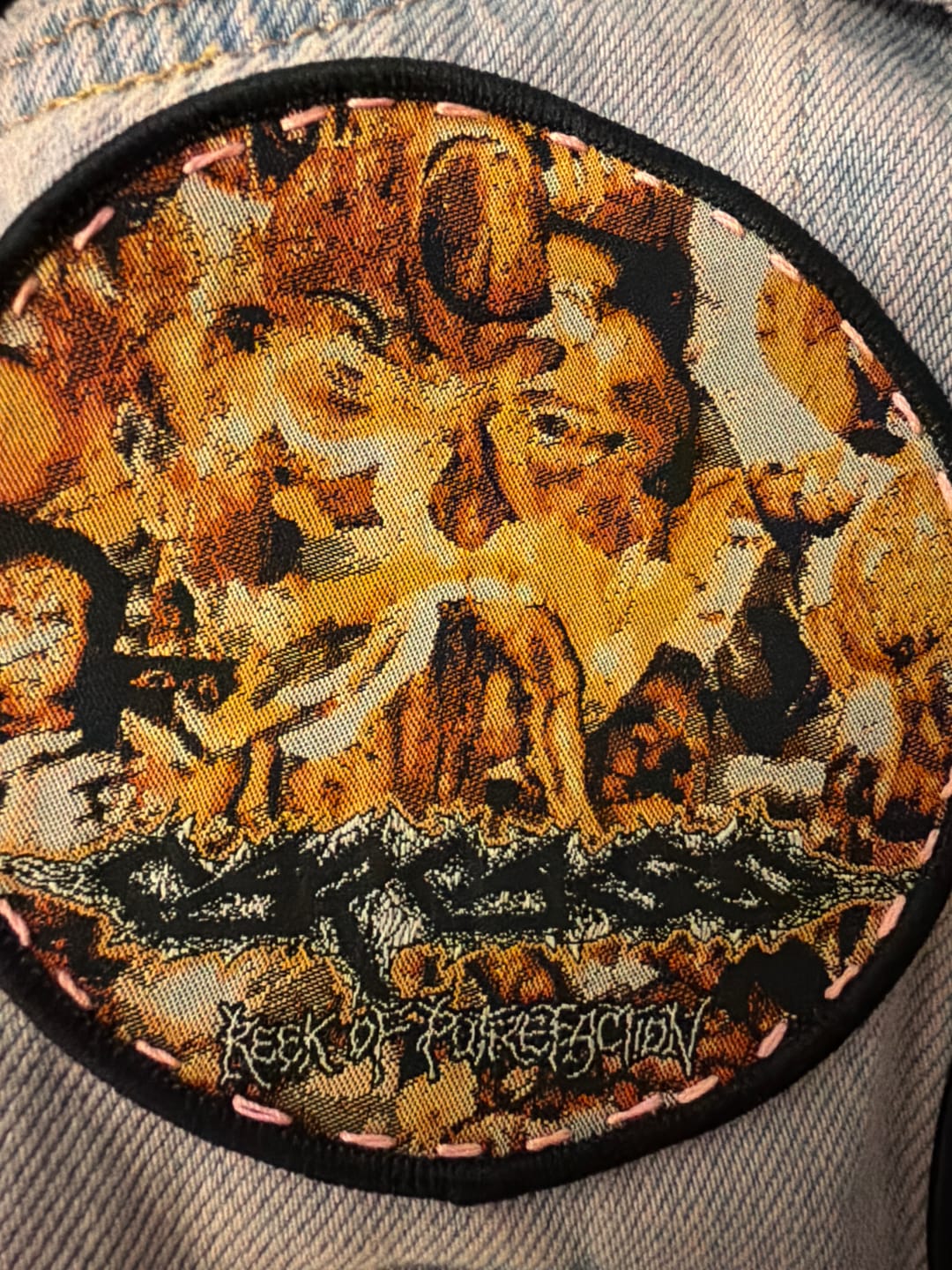 Customer photo review of Carcass - Reek Of Putrefaction - Patch
