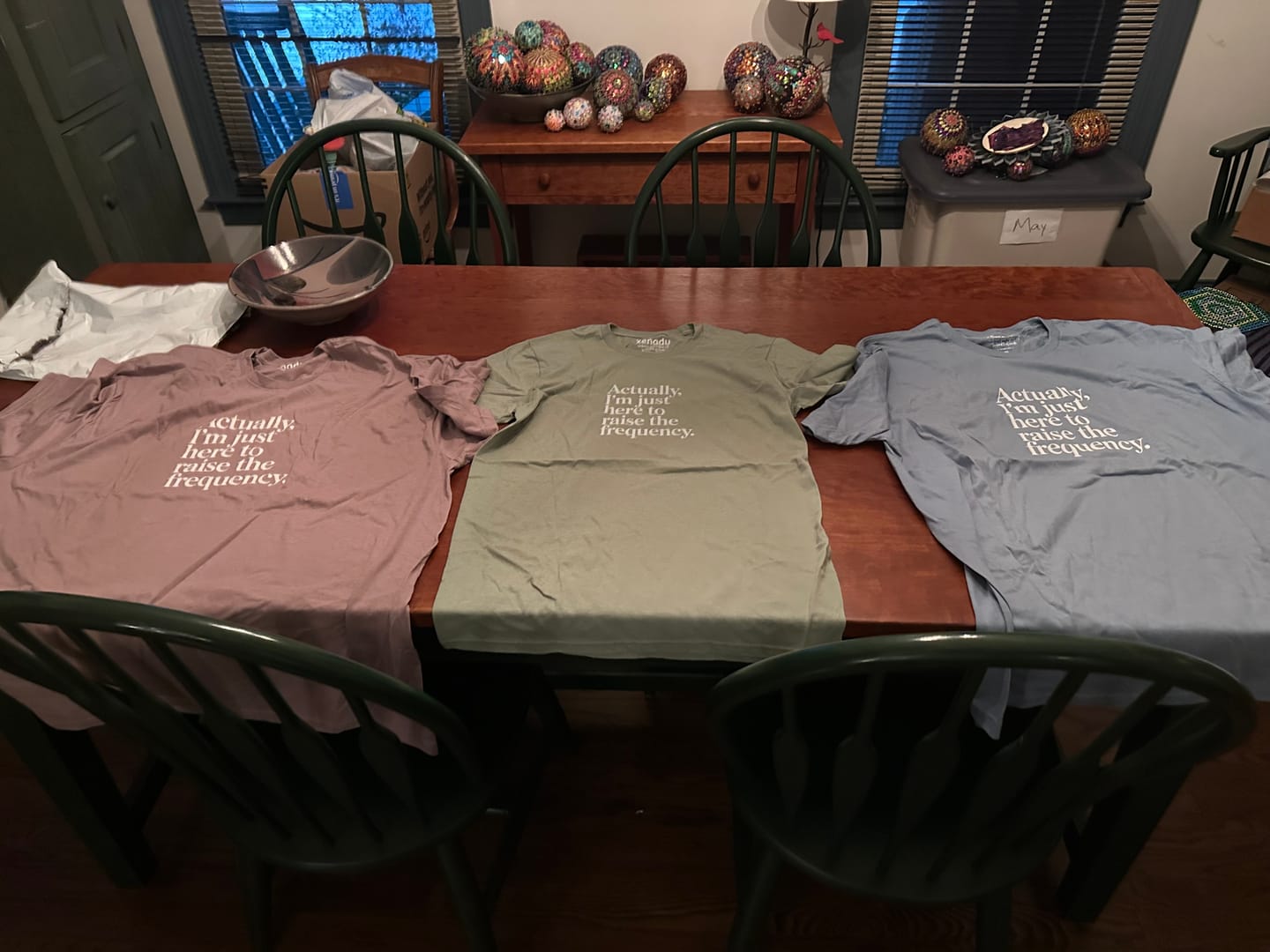 Customer photo review of Raise the Frequency Tee
