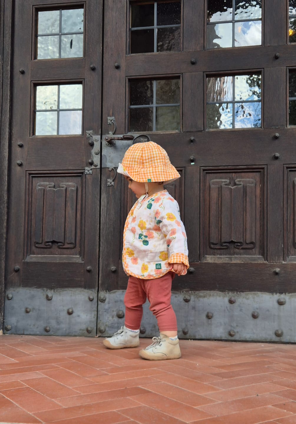 Customer photo review of Flora Reversible Spring Jacket