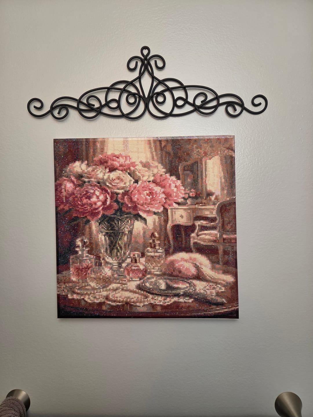 Customer photo review of Vanity Peonies Perfume (Diamond Painting)