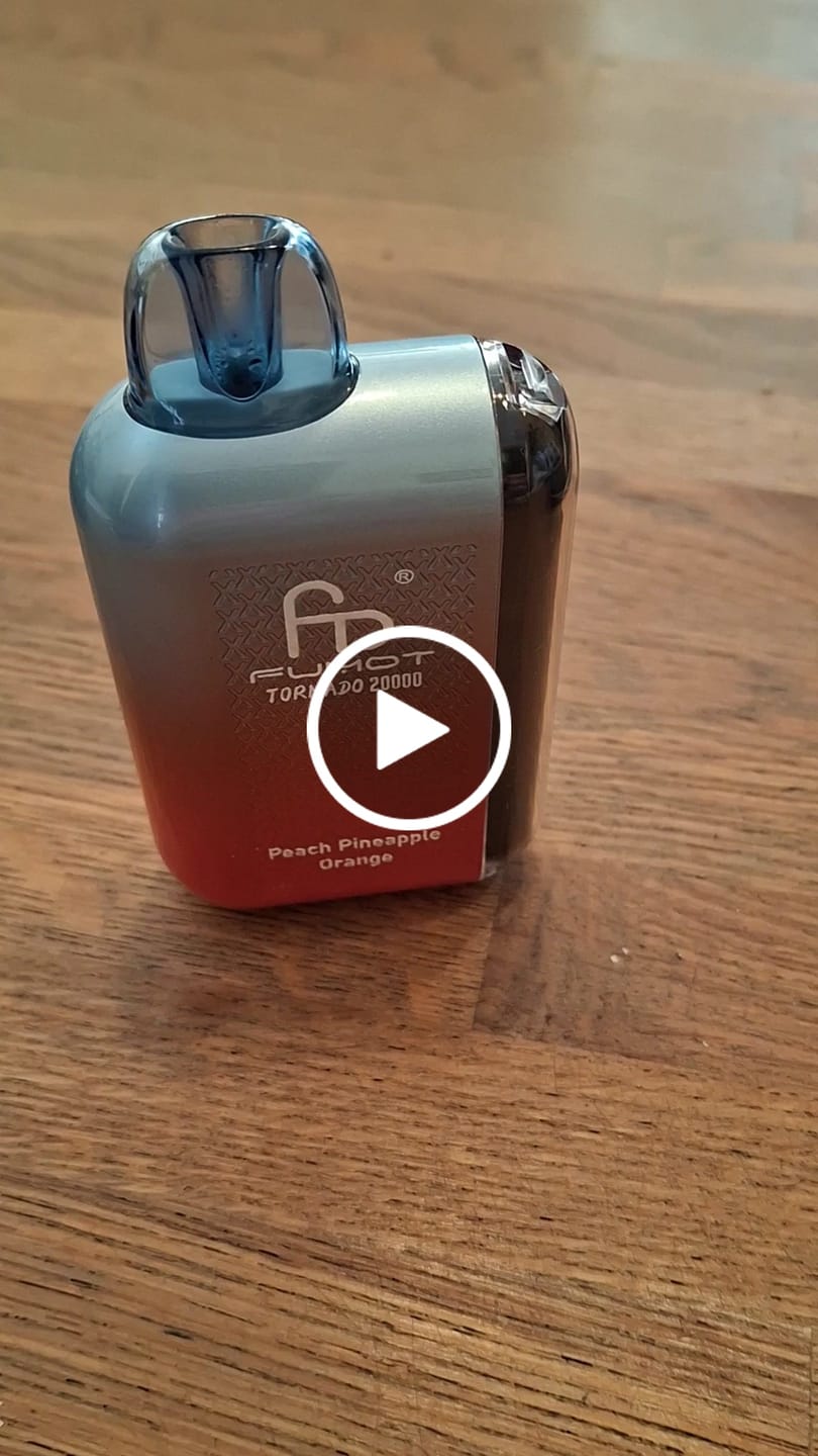Customer video review of Fumot Tornado Vape 20000 - Peach Pineapple Orange