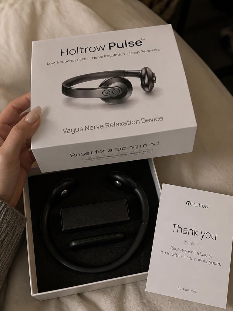 Customer photo review of Holtrow Pulse — Vagus Nerve Stimulator