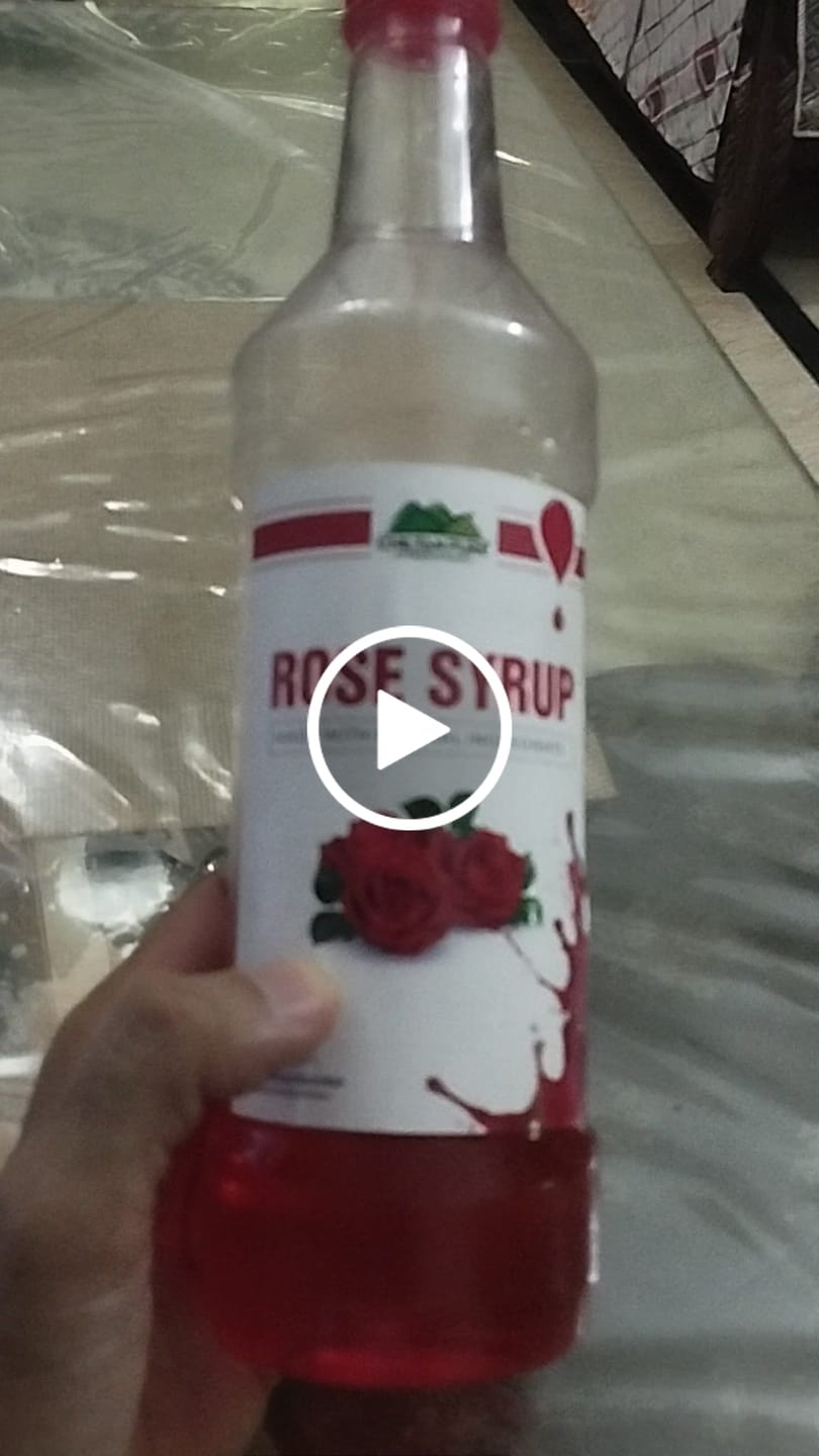 Customer video review of Rose Syrup - Refreshing Floral Sweetness for Shakes, Smoothies & Beverages