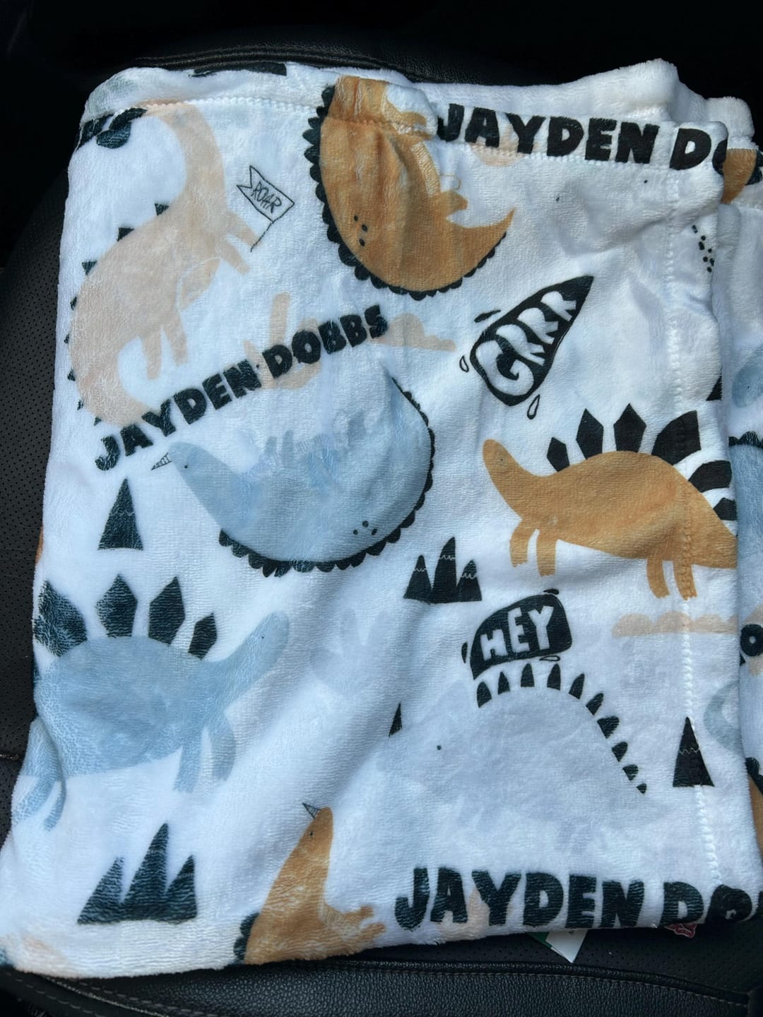 Customer photo review of New hand-drawn childish animal pattern with forest animals blanket