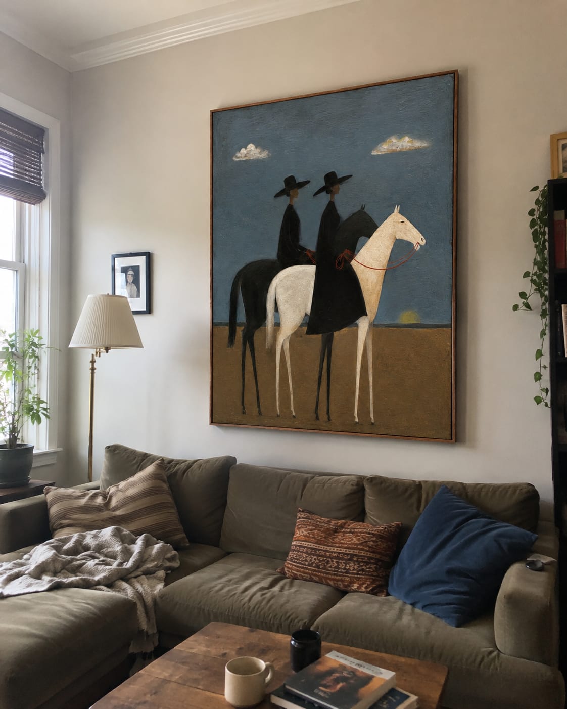 Customer photo review of Silent Horizon Riders-Horse Painting