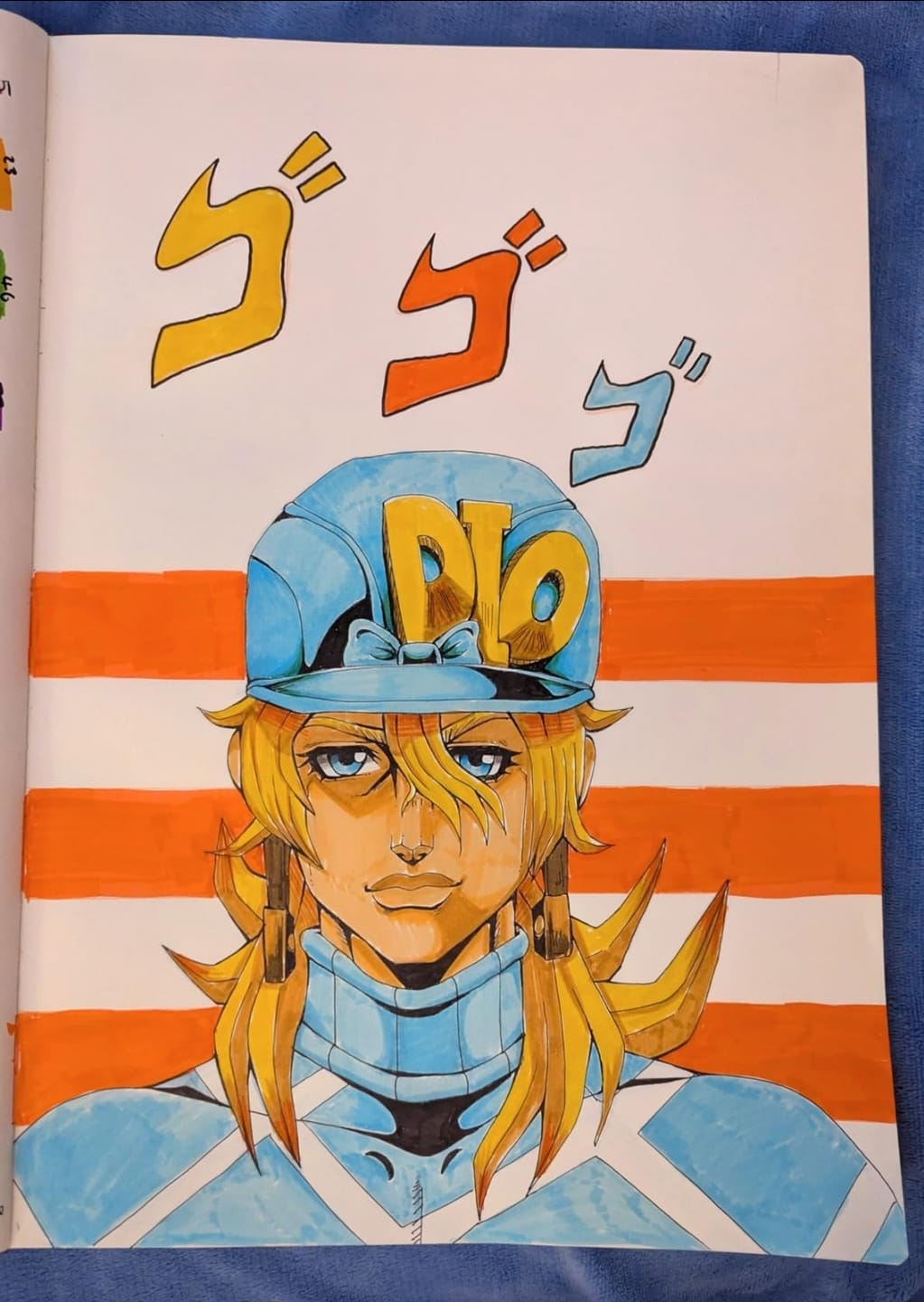 Customer photo review of Ohuhu Dual Tips Water-Based Art Markers