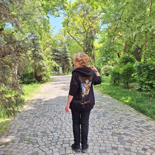 Customer photo review of MANOWAR ZIP HOODIE IMMORTAL