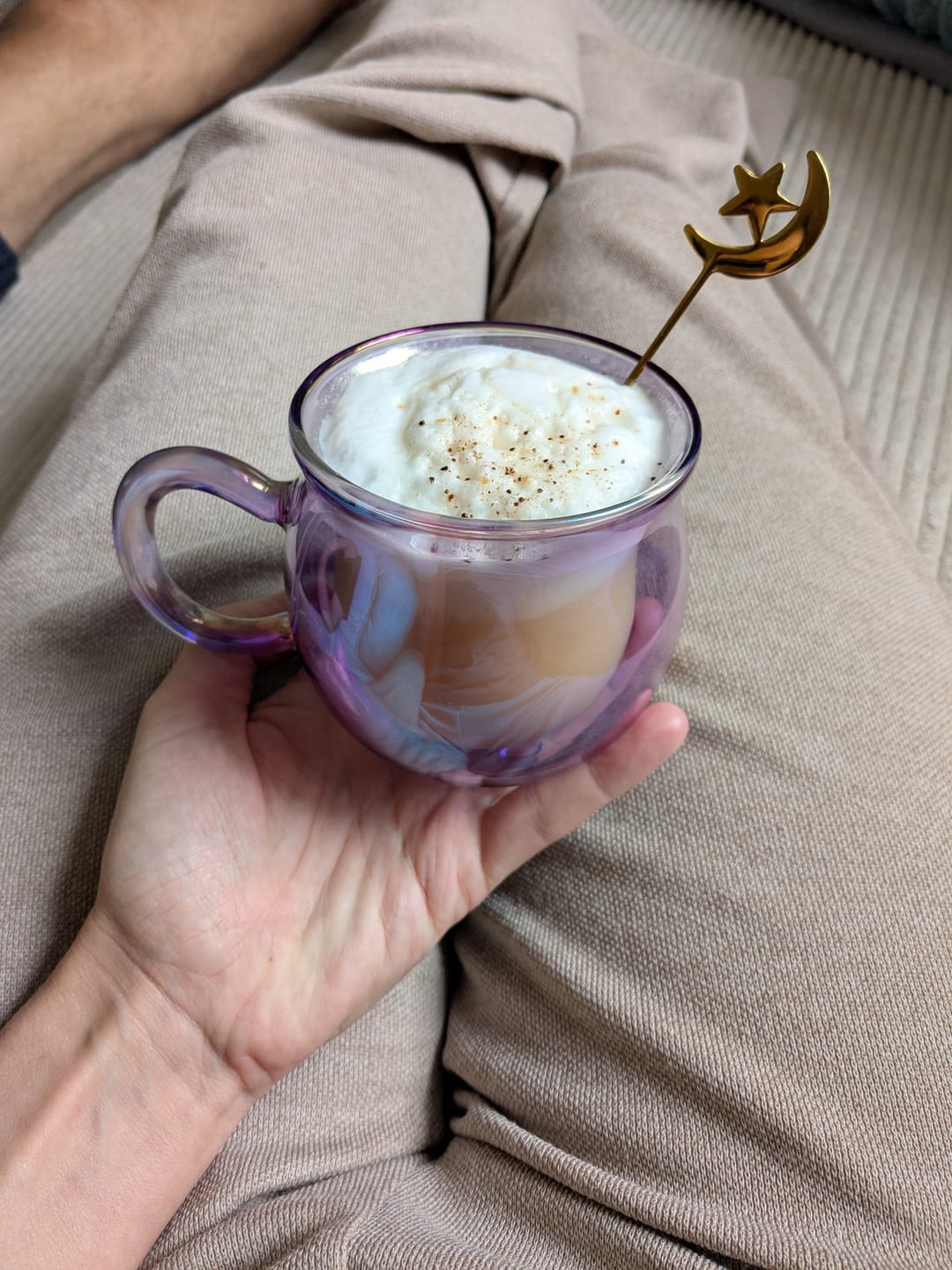 Customer photo review of Express Butterscotch Brew – Getränkepulver Karamell Vanille Geschmack