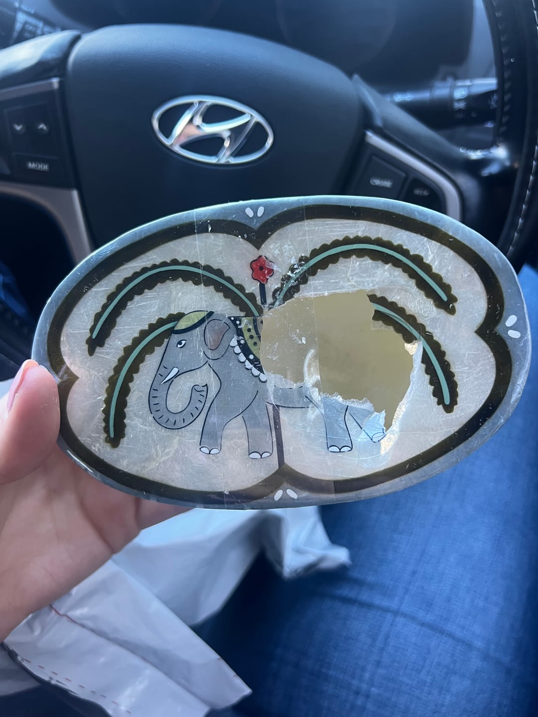 Customer photo review of Jones and Co - Samira Large Box Elephant