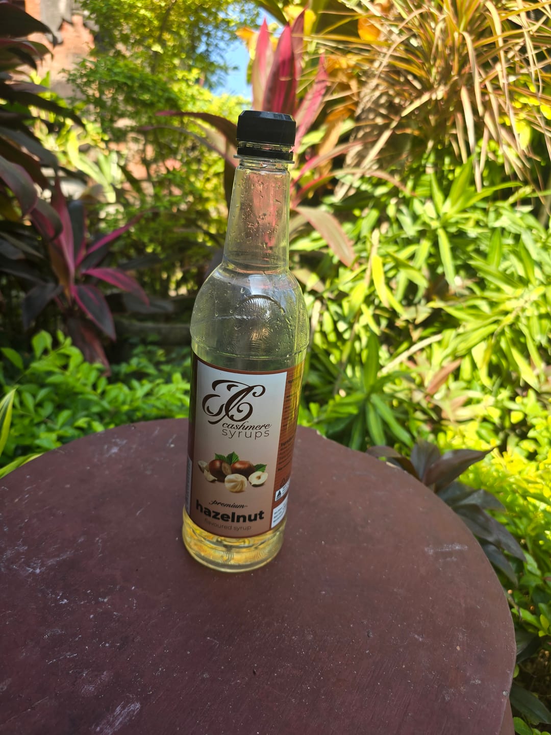 Customer photo review of Hazelnut Coffee Syrup