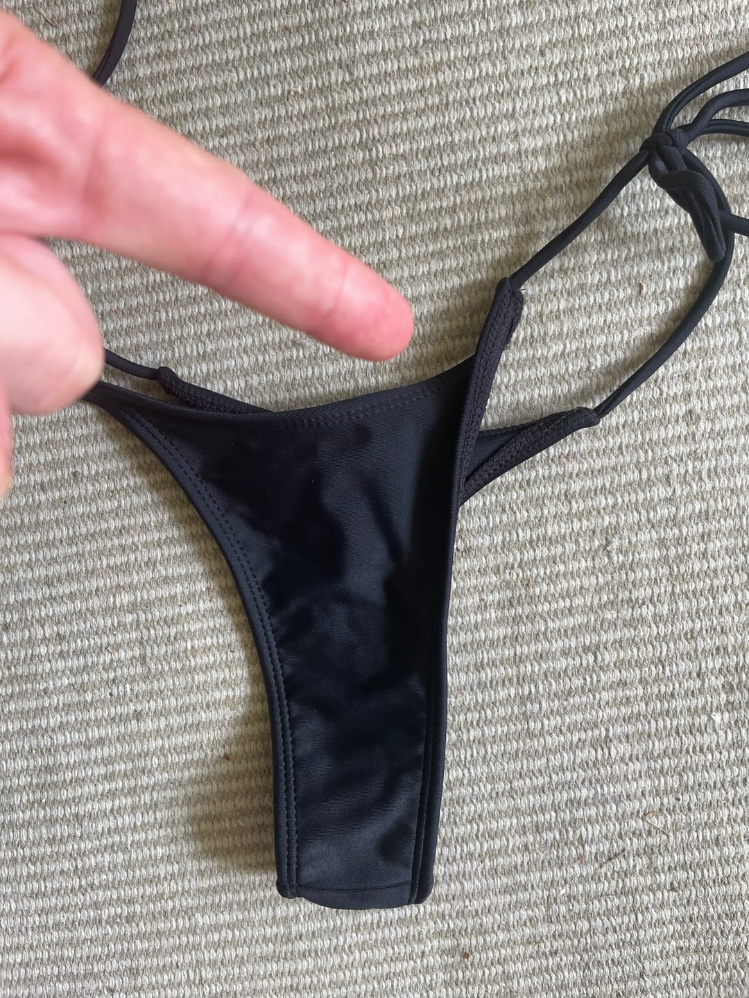 Customer photo review of 001 Bikini Bottoms - Black