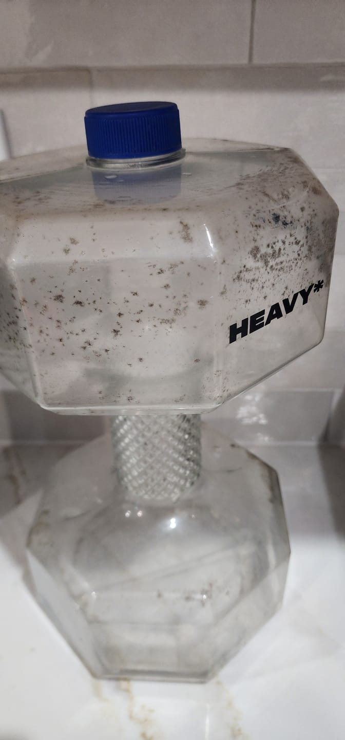 Customer photo review of HEAVY* Dumbbell Bottle