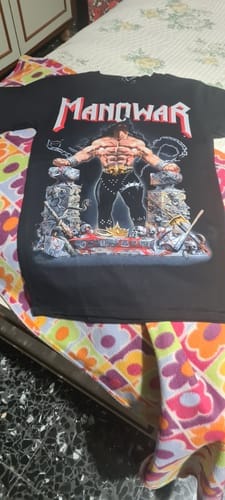 Customer photo review of MANOWAR T-SHIRT LOUDER THAN HELL