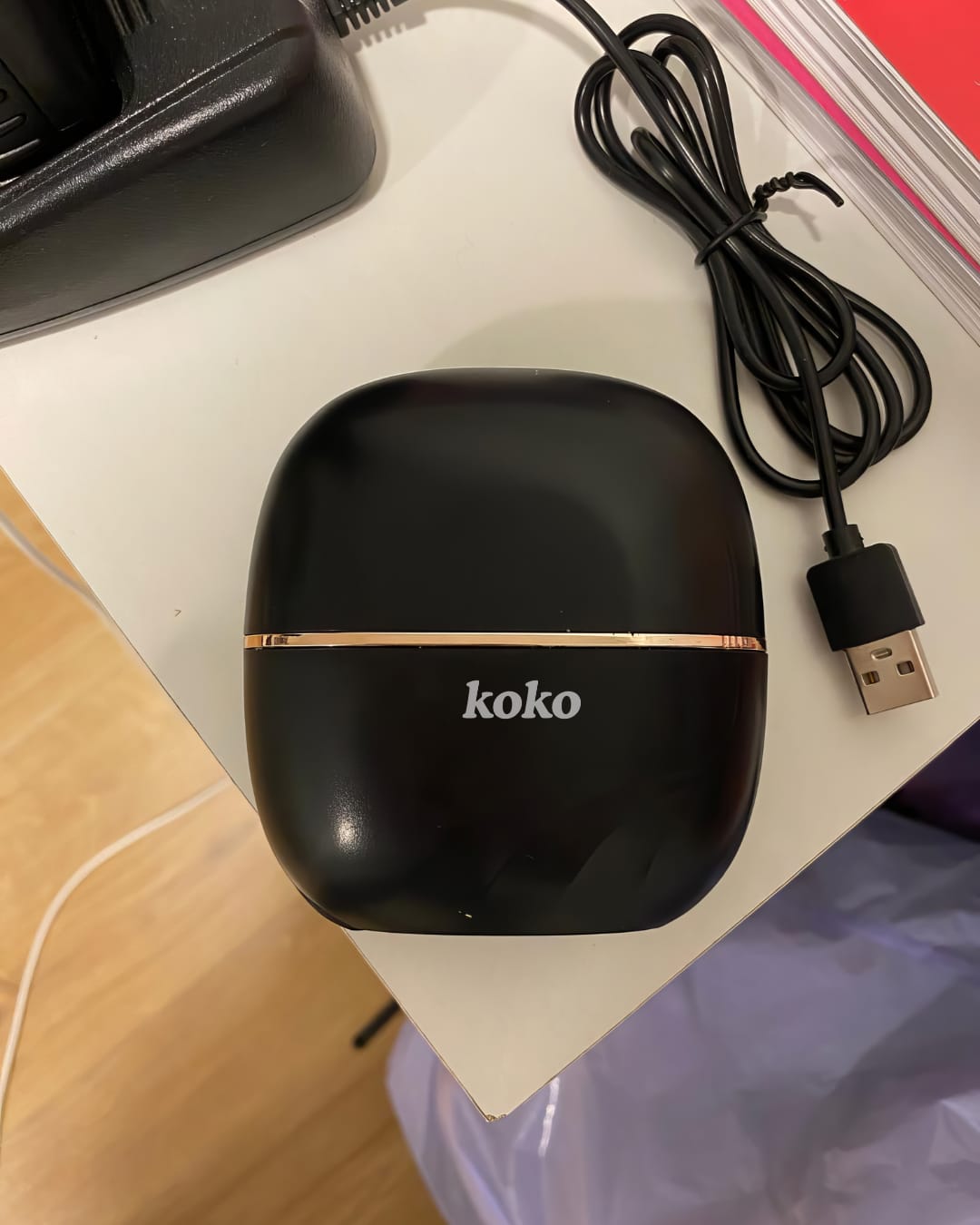 Customer photo review of Pocket Hair Straightener | Cordless & Rechargeable