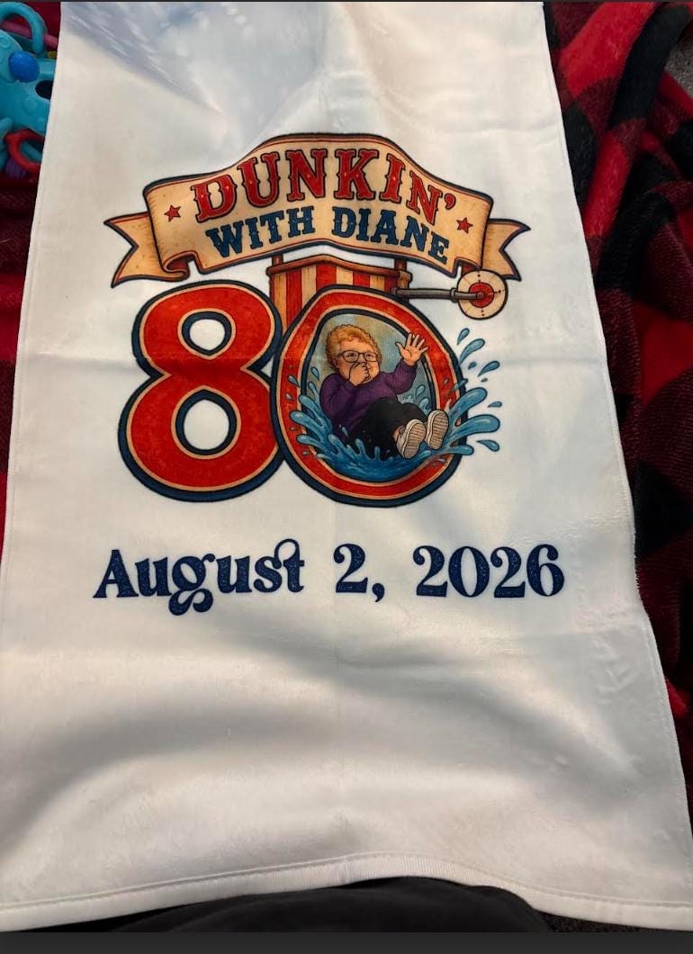 Customer photo review of Personalized Sports Team Rally Towel - Custom Gym & Promotional Gift Towel with Logo Design