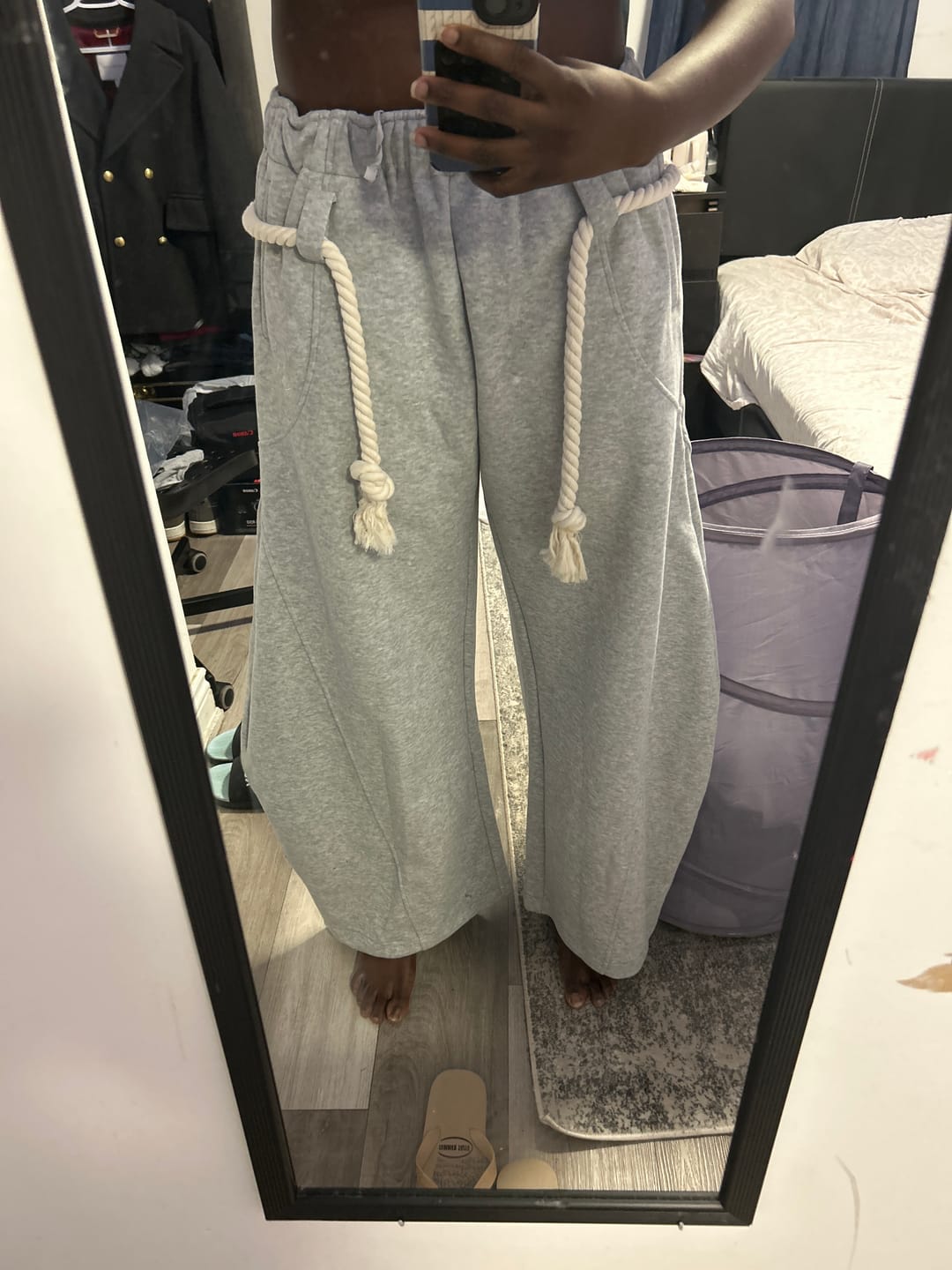 Customer photo review of Aelfric Eden Super Baggy Barrel Sweatpants