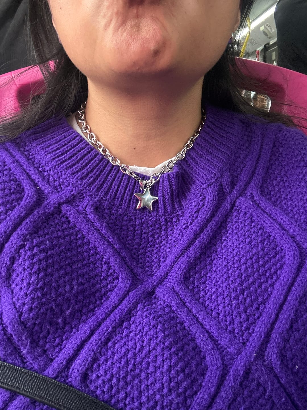 Customer photo review of Collar Dazzle Plata