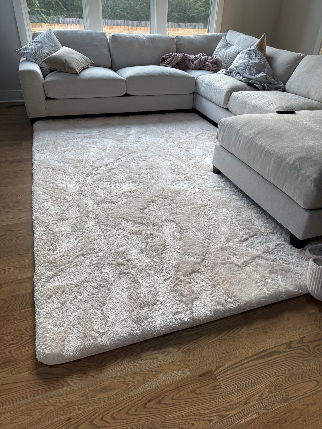 Customer photo review of Shaggy Relax Mat - 1.4" Thick Foam Base