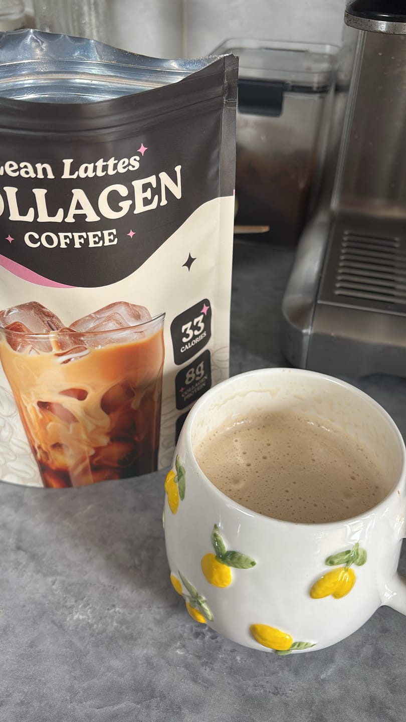 Customer photo review of Glow Up Collagen Coffee 🤩