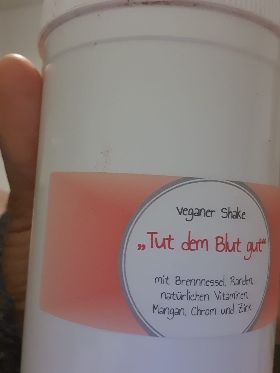 Customer photo review of Tut dem Blut gut Pulver "vegan" 200 g