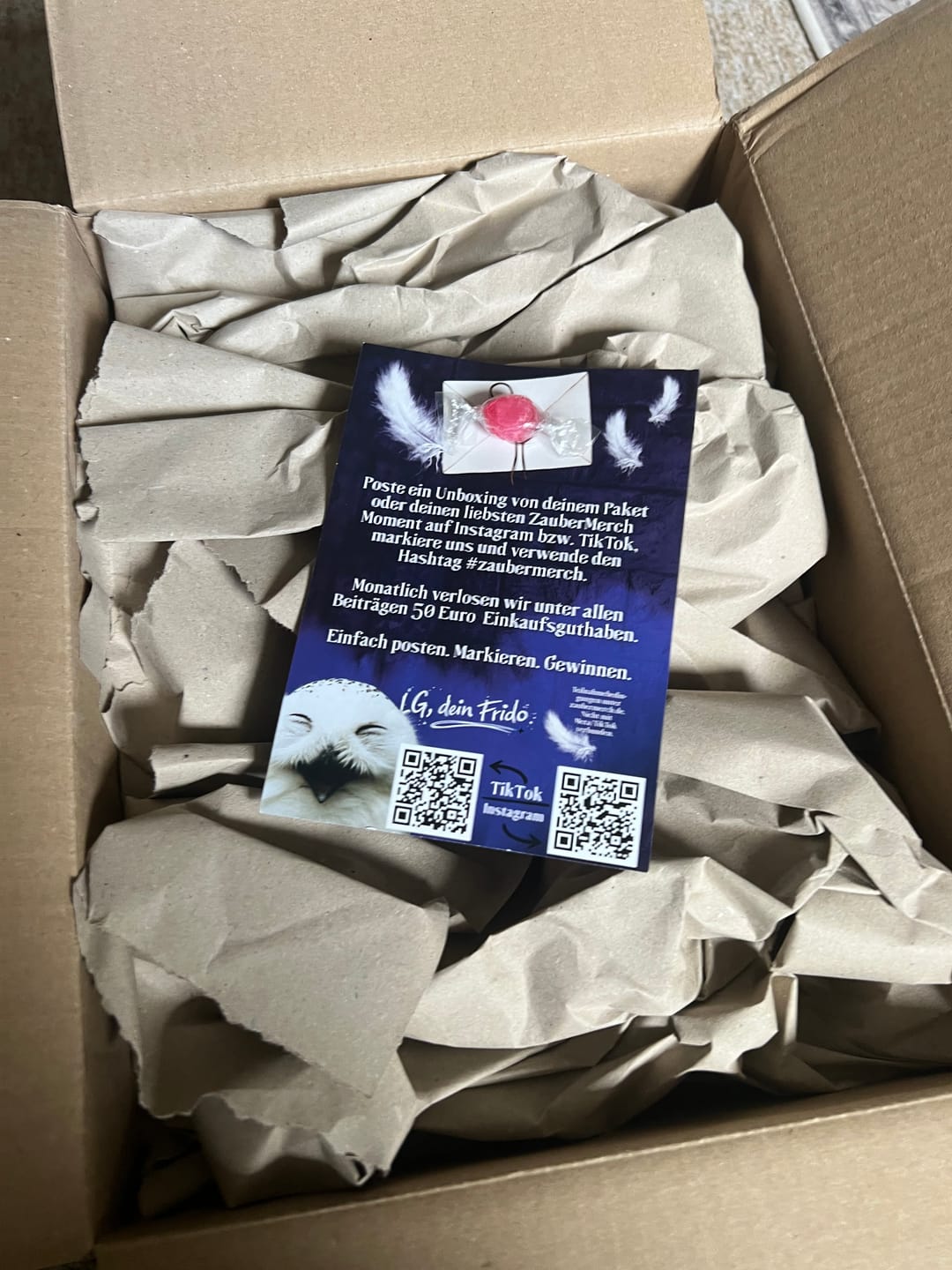 Customer photo review of Packaging