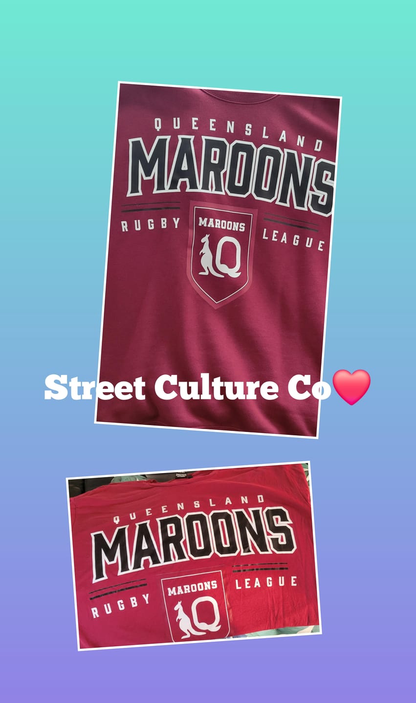 Customer photo review of QLD Maroons Crewneck