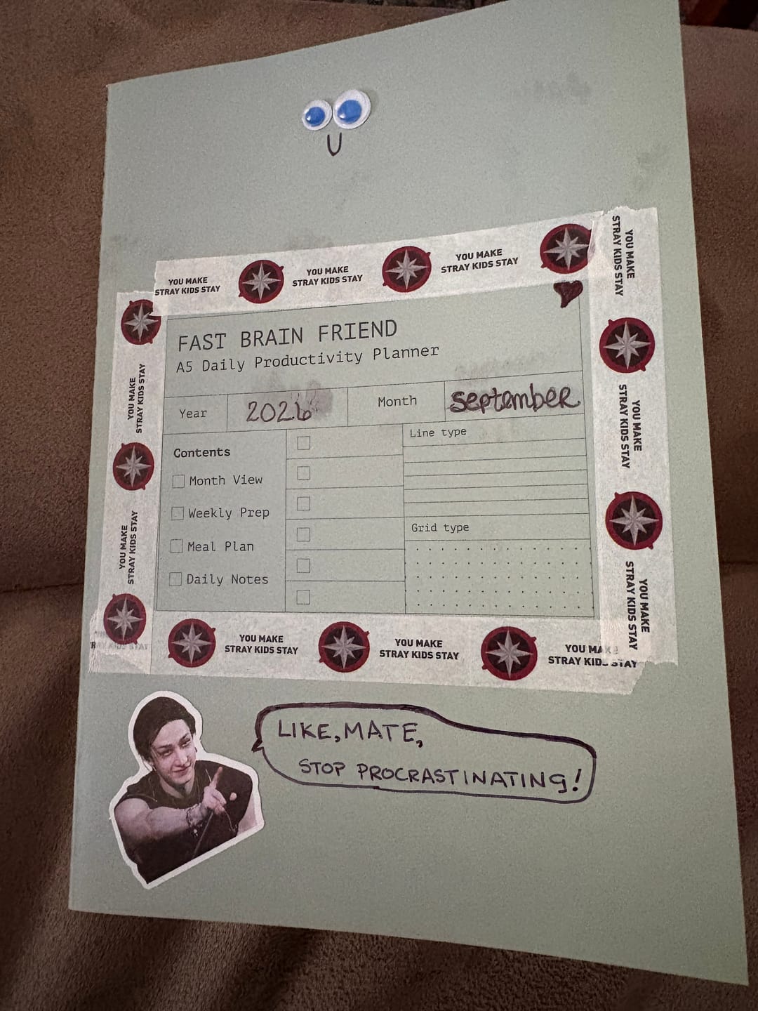 Customer photo review of Ocean - Fast Brain Planner Kit