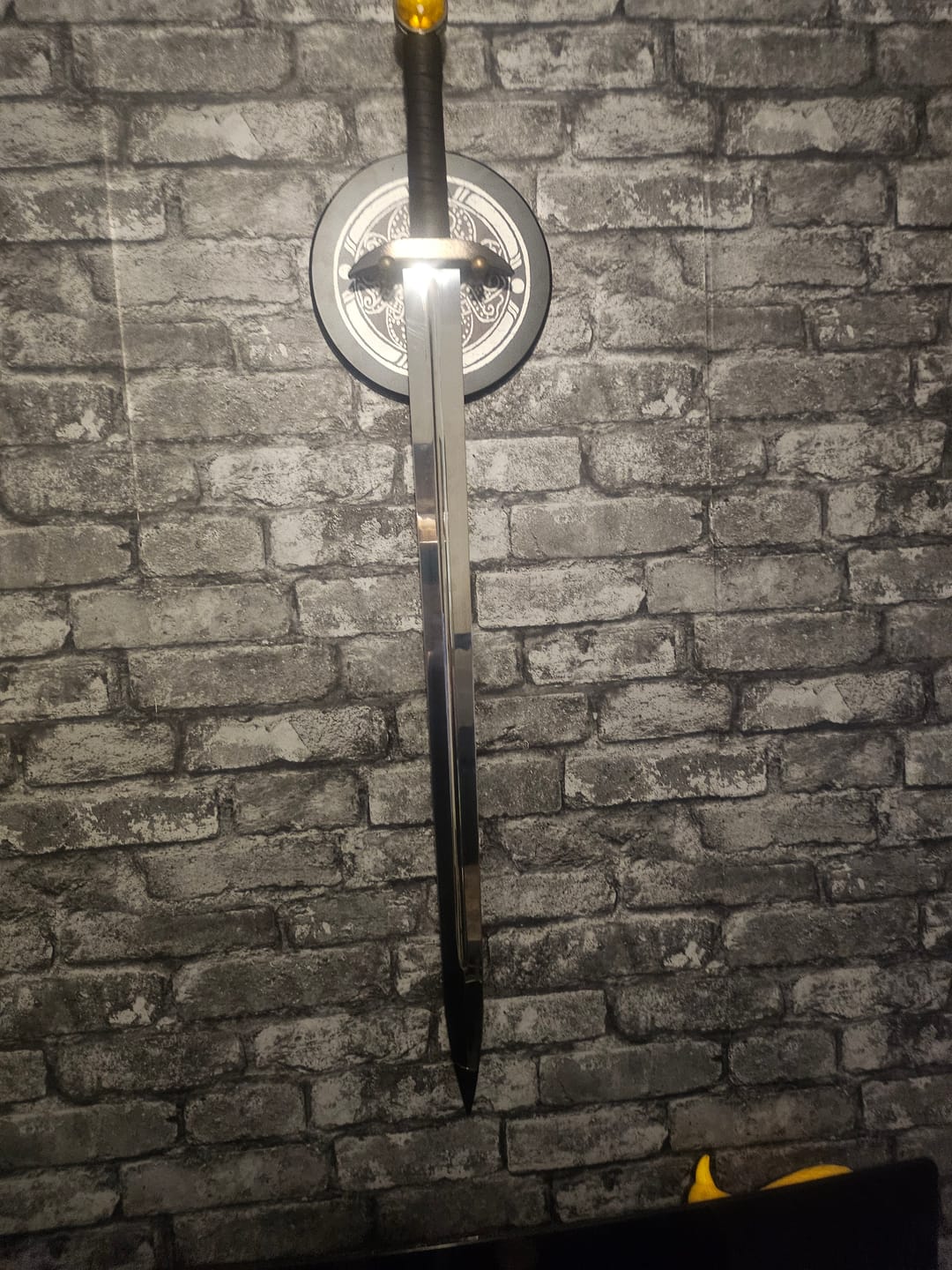 Customer photo review of The Last Kingdom Uhtred Serpents Breath Sword