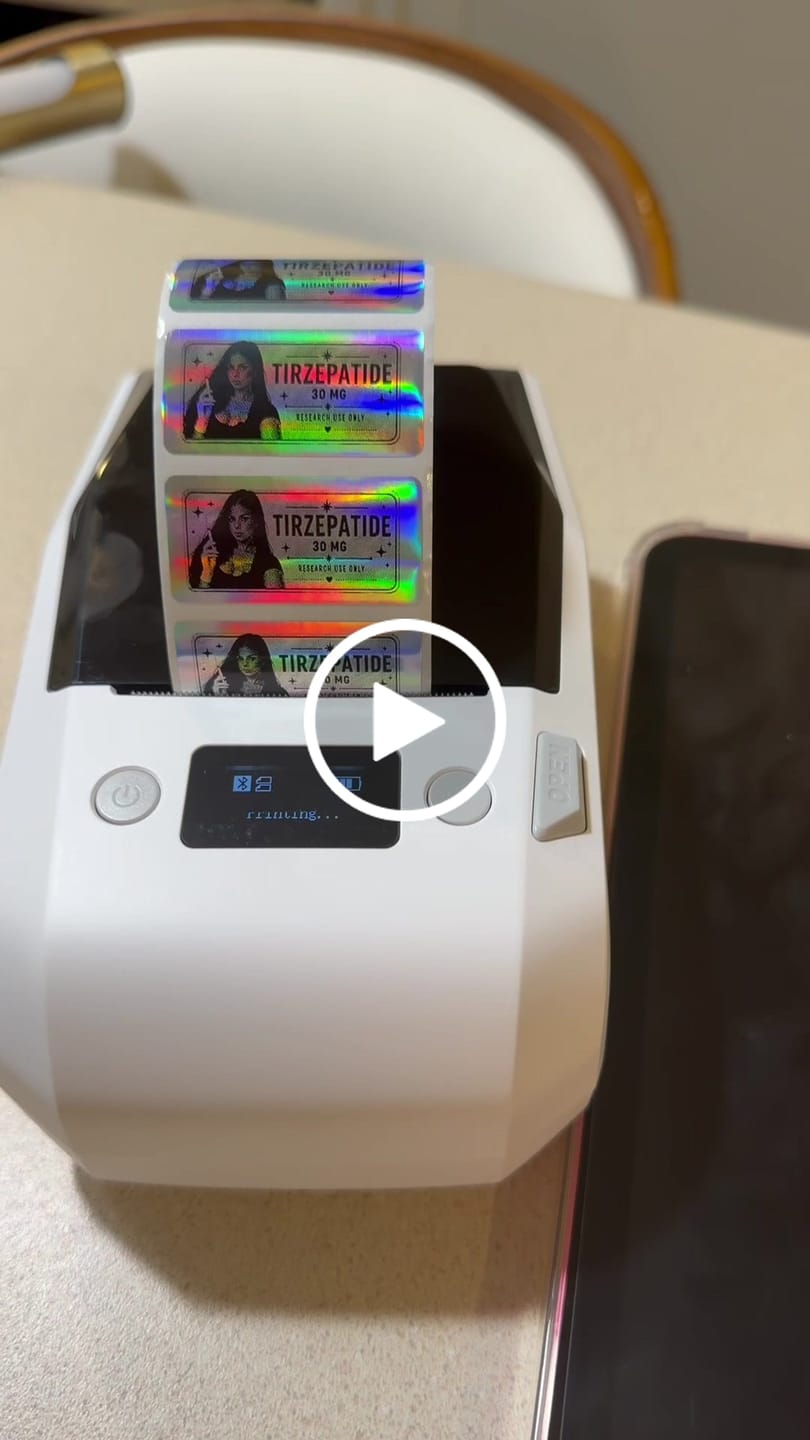 Customer video review of NIIMBOT M2 Thermal Transfer Label Maker, Smart Color Printing with Phones & PC for Office, Lab, Vial Bottle