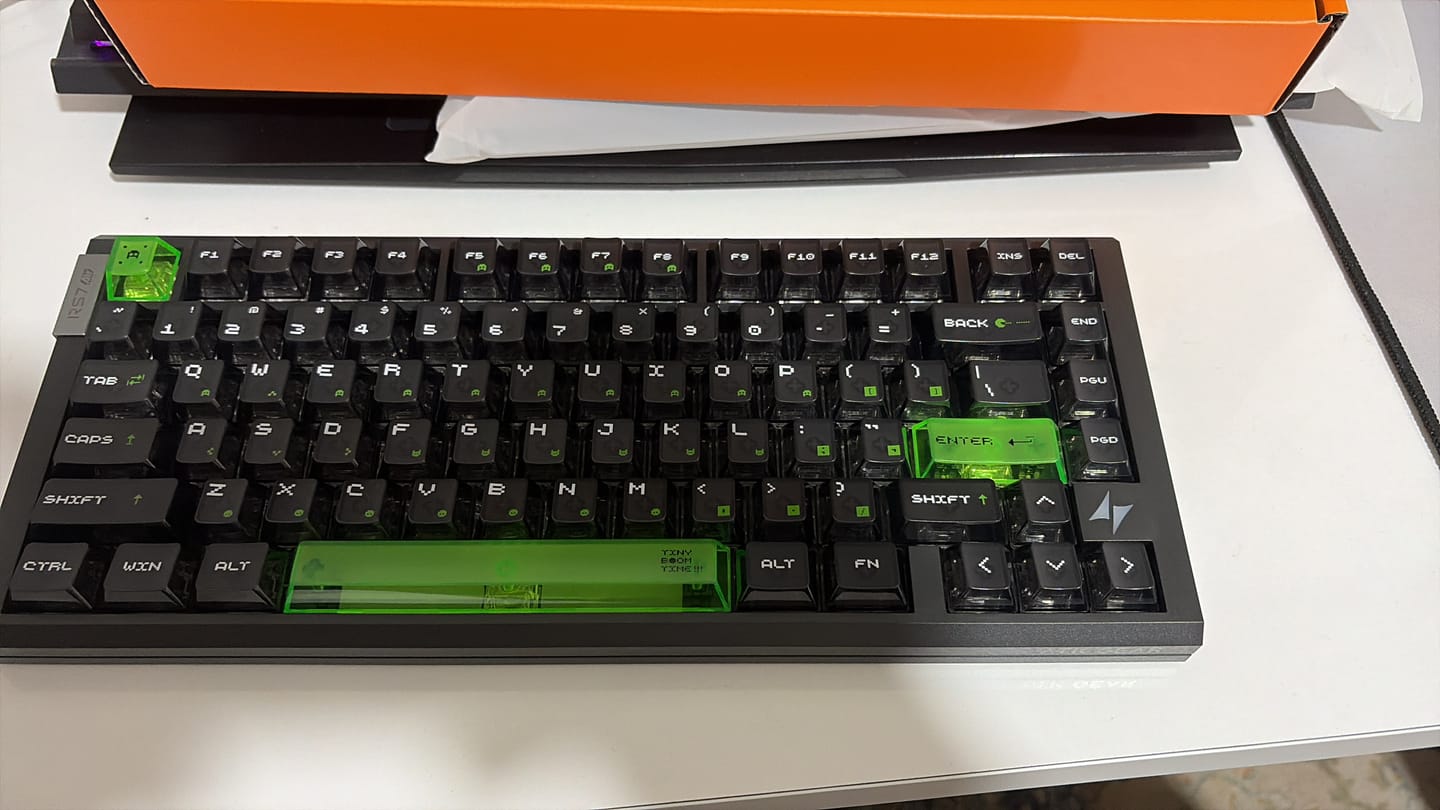 Customer photo review of ATK RS7 Air Klavye (Manyetik Switch / HE)