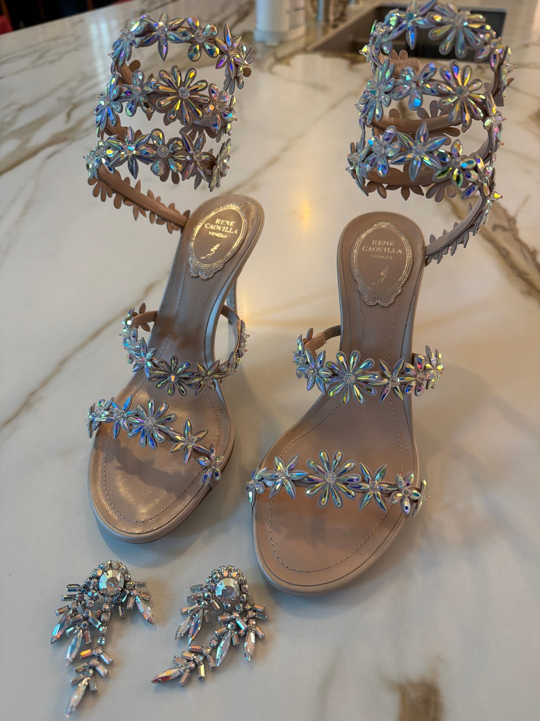 Customer photo review of Claribel Earrings