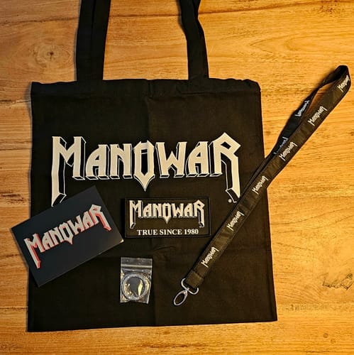 Customer photo review of Manowar Lanyard with white MANOWAR logo