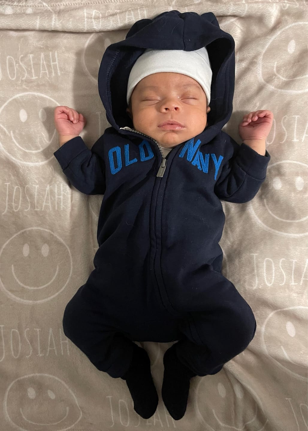 Customer photo review of Personalized Kids Minky Blanket: Custom Name, Soft Fleece or Sherpa
