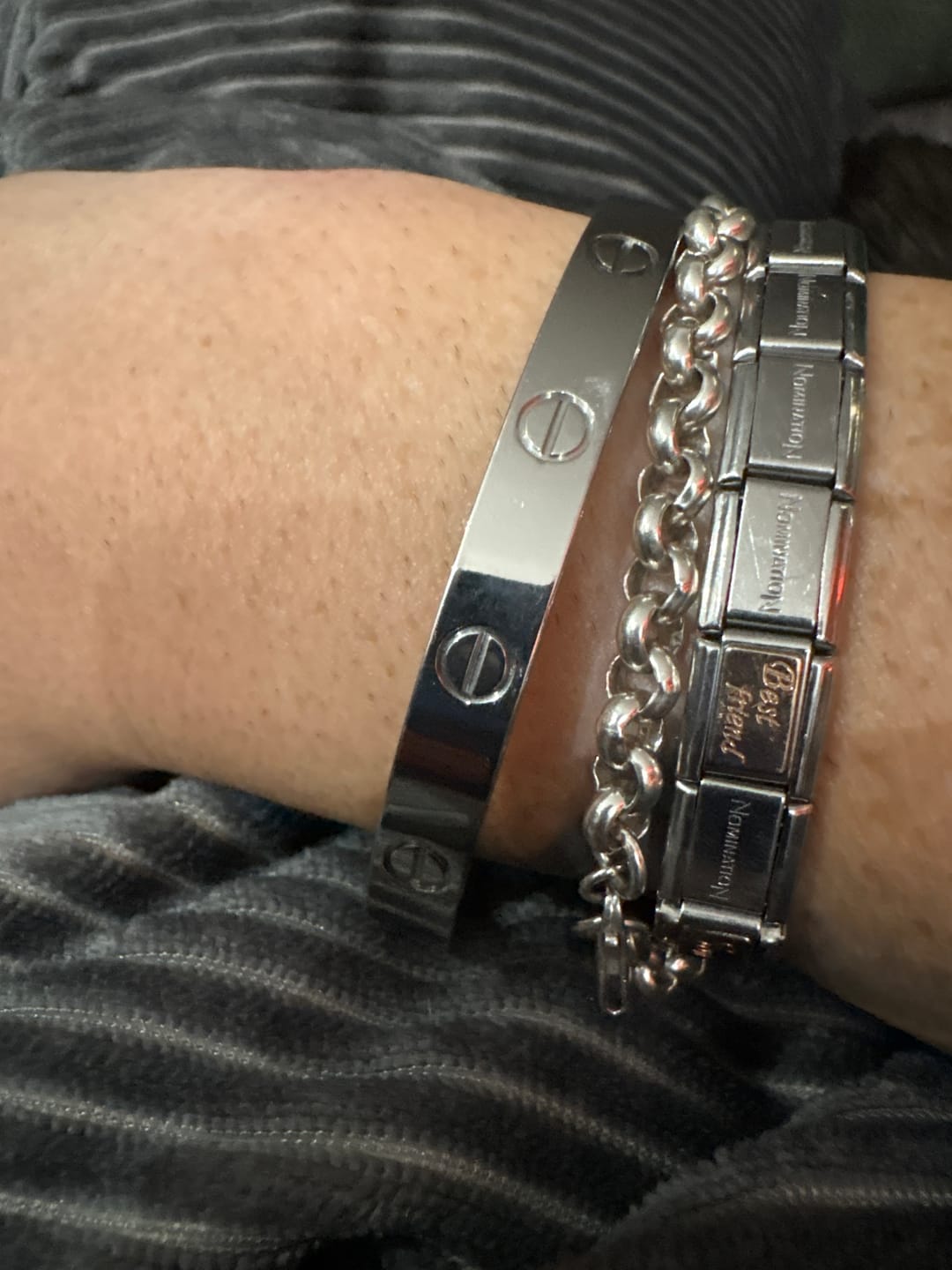 Customer photo review of Love Cuff Bracelet