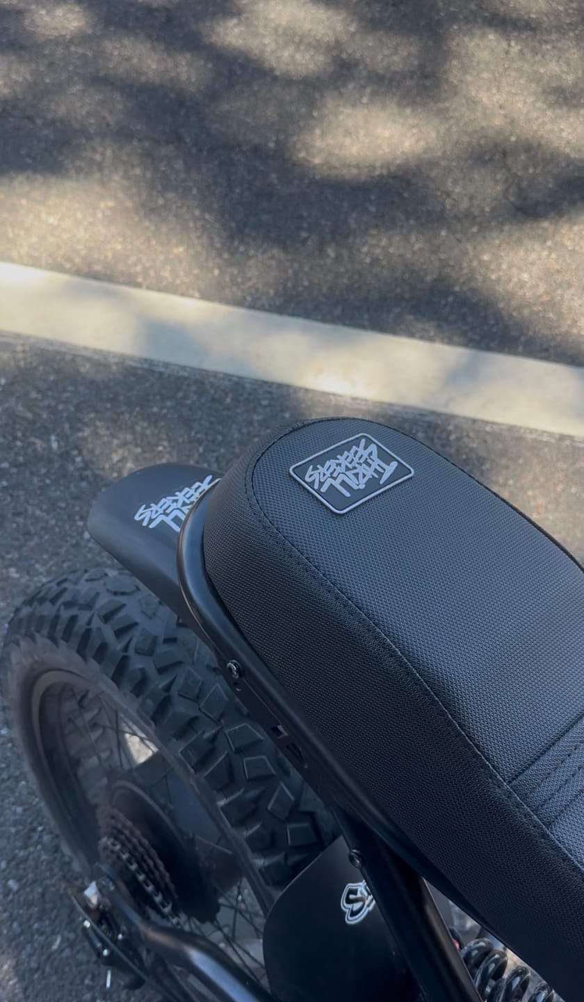 Customer photo review of Custom Seat Cover: Super73 R Adventure Series