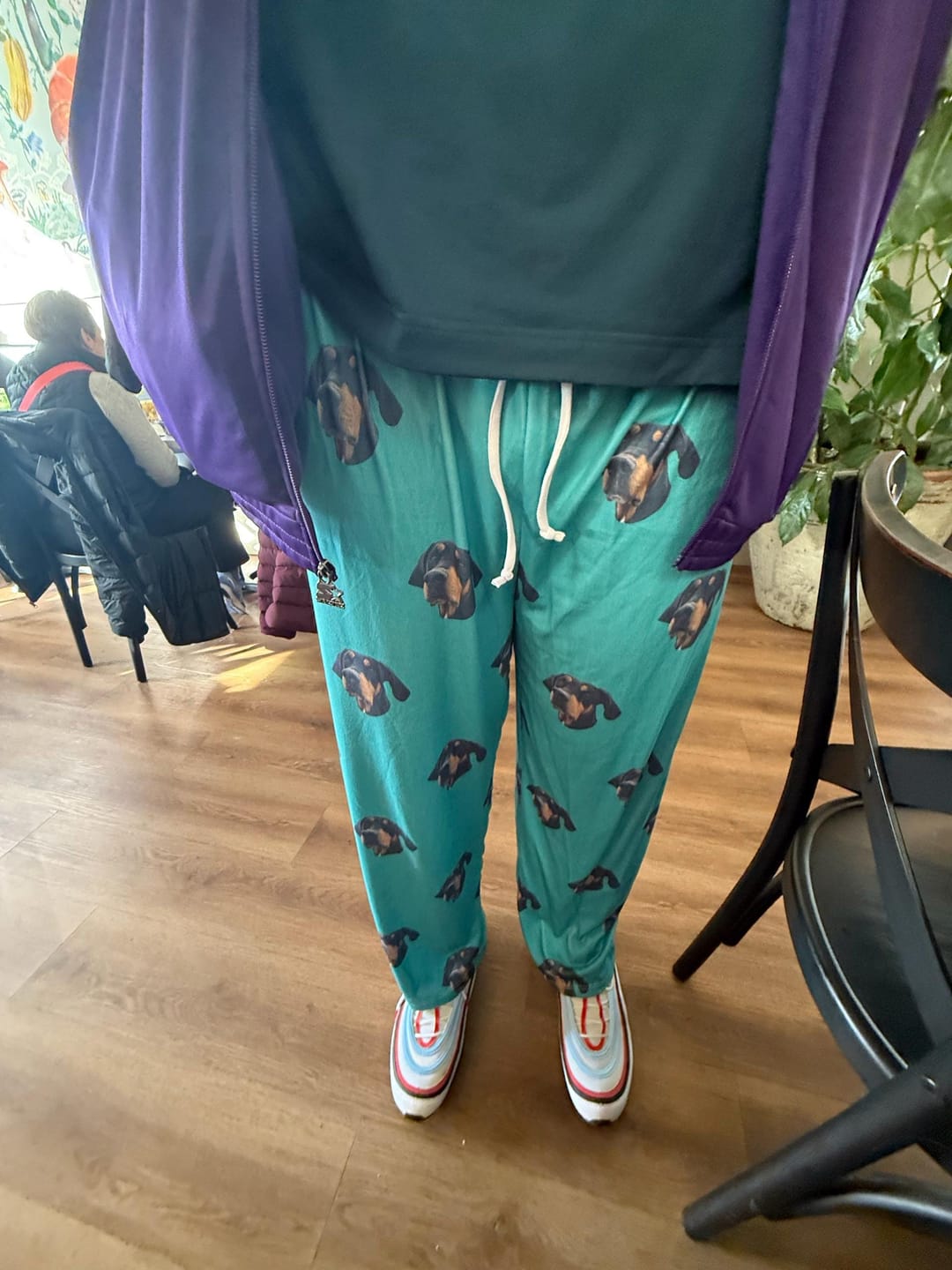 Customer photo review of Personalized Pet Photo Pajama, Custom Dog & Cat Portrait PJs, Family Matching Loungewear