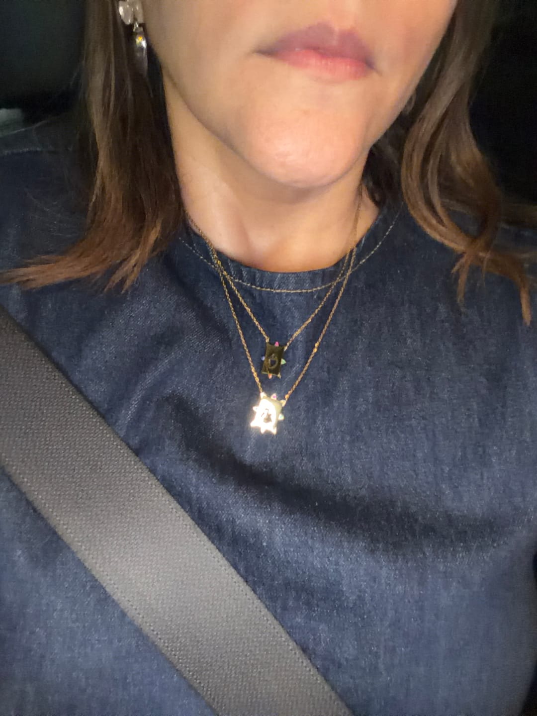 Customer photo review of TWO Layer Scapular - Rainbow -
