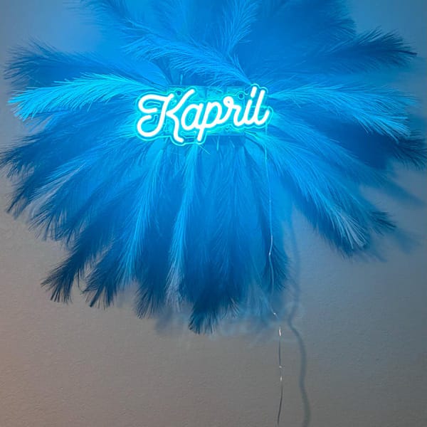 Customer photo review of Custom Neon: Kapril