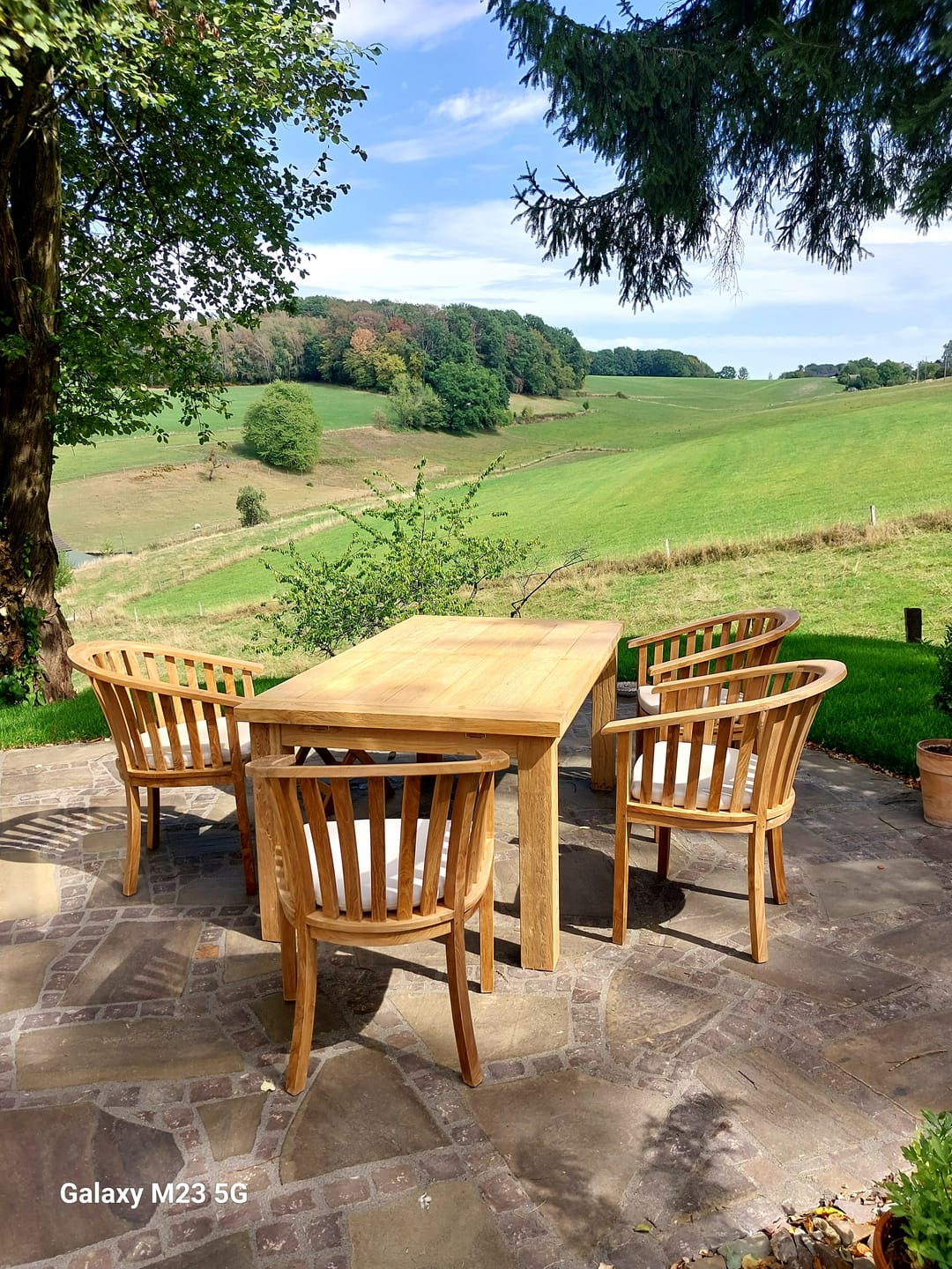 Customer photo review of Gartenausziehtisch Milano, 180/250x100cm