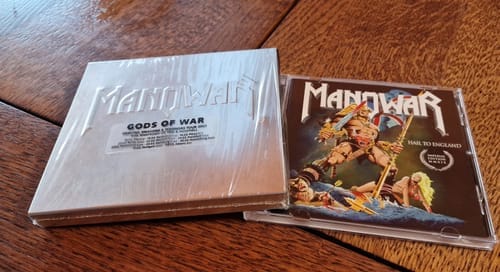 Customer photo review of Manowar CD Hail To England Imperial Edition MMXIX (remixed/remastered)