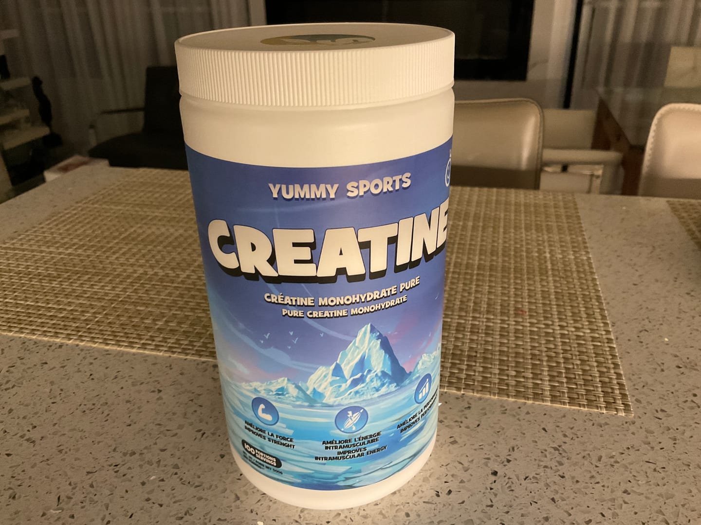 Customer photo review of Yummy Sports - Créatine - 500g