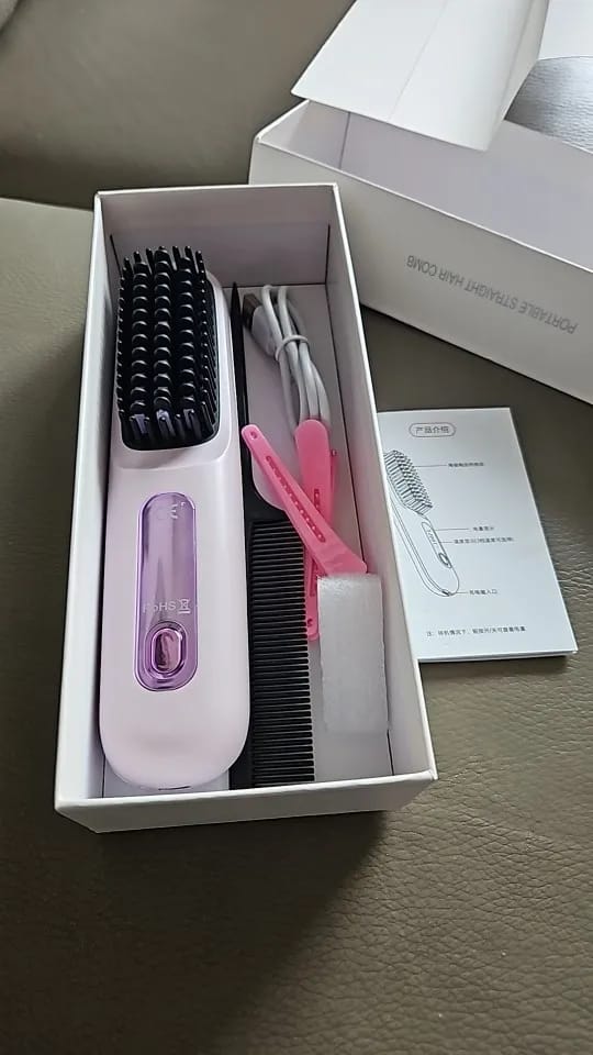 Customer photo review of מיני מחליק שיער אלחוטי