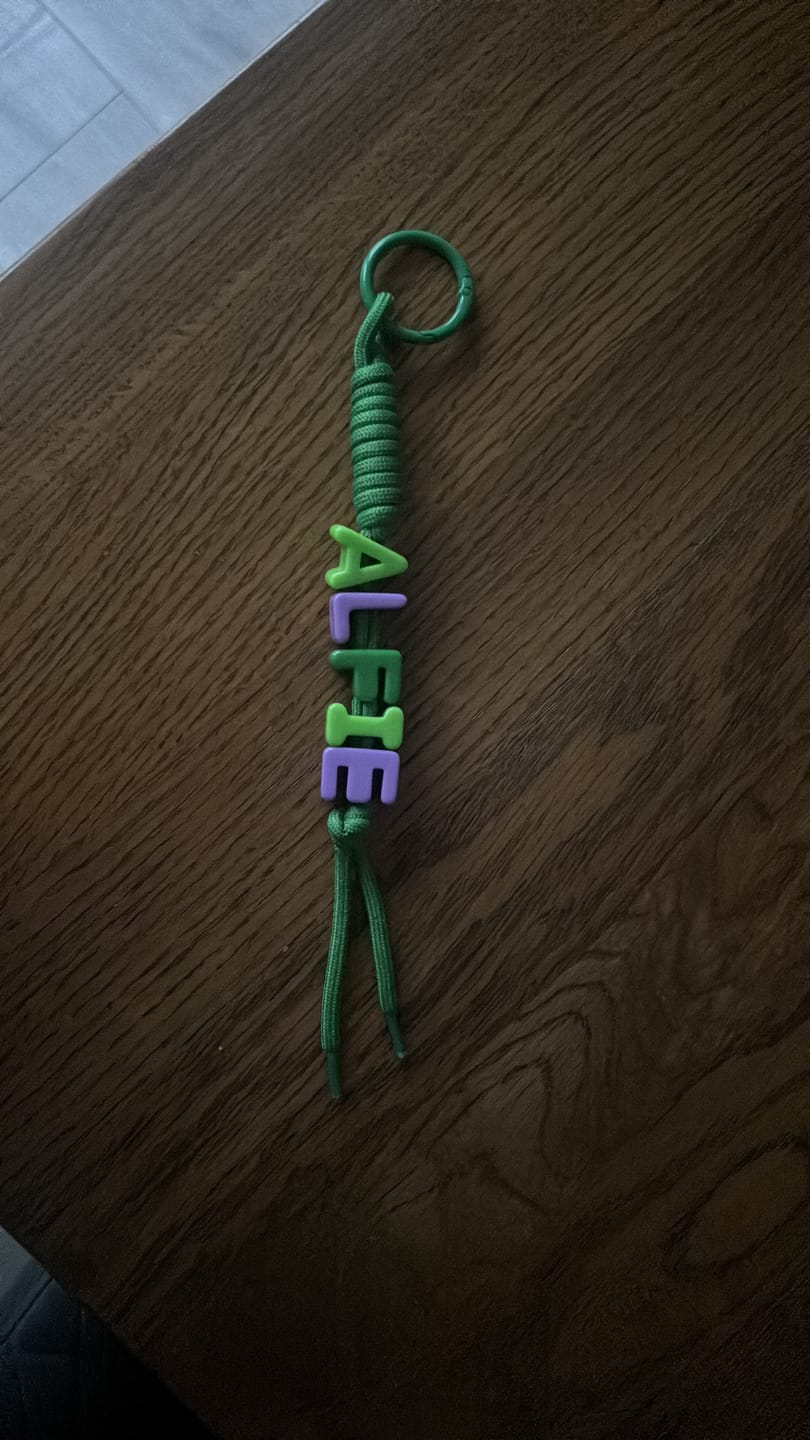 Customer photo review of The Name Bag Charm