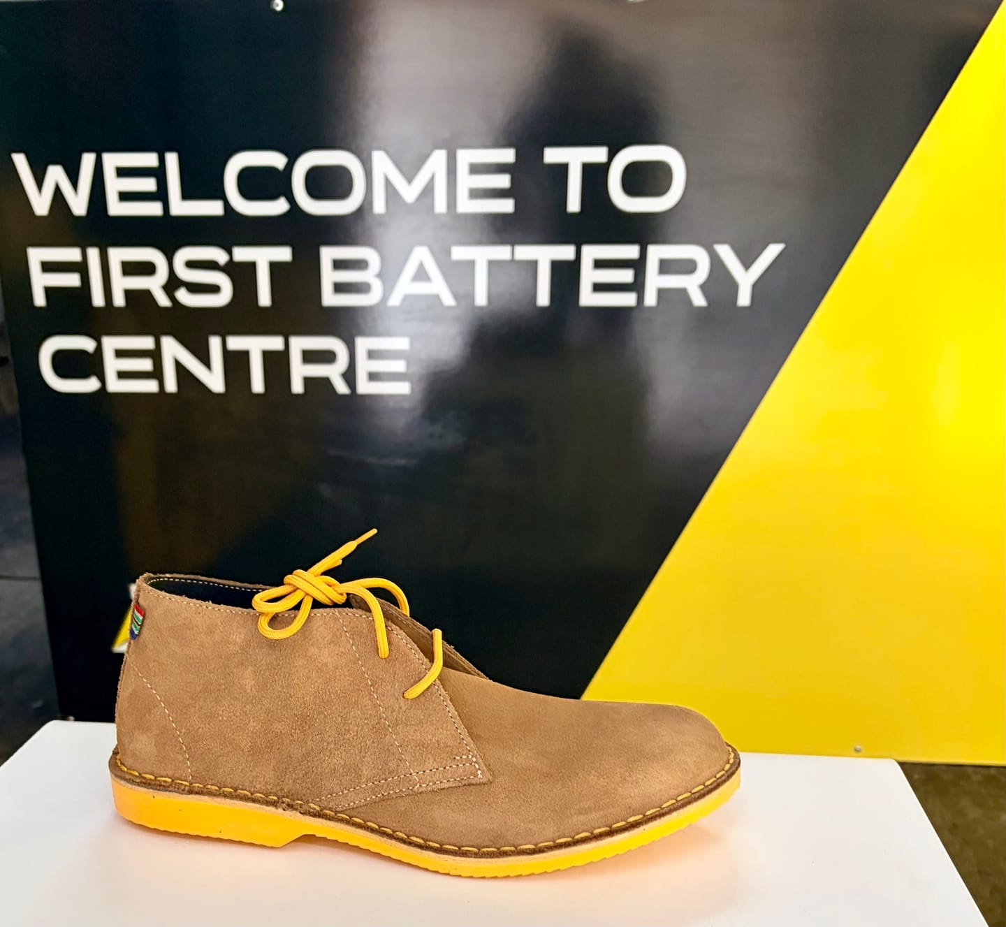 Customer photo review of Heritage Vilakazi (Yellow Sole)
