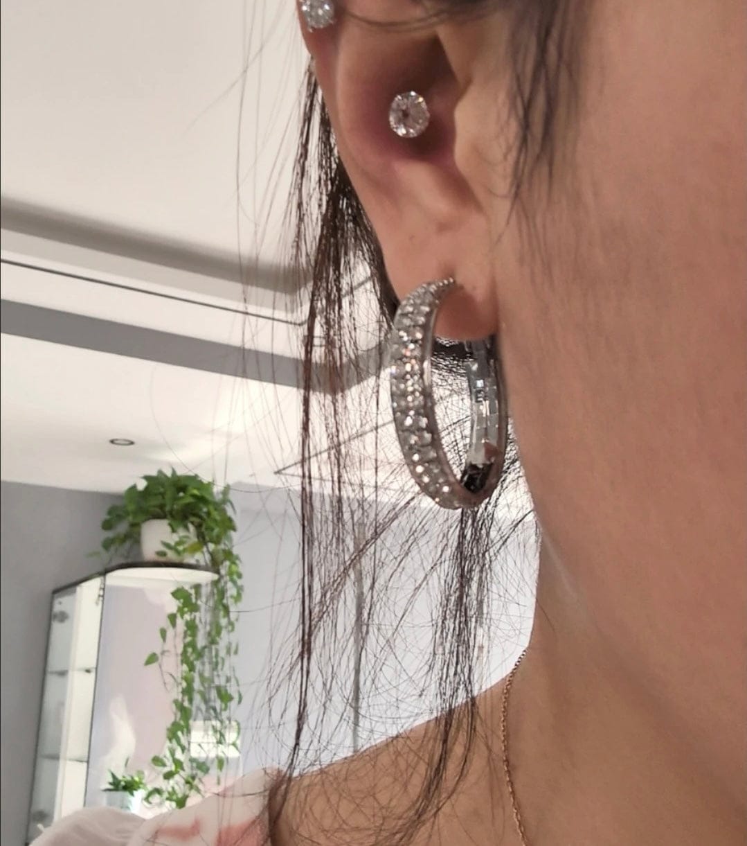 Customer photo review of Berta Earrings